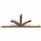 Ekena Millwork Richland Smooth Timber Gable Bracket, Douglas Fir, 108"W x 45"H x 5 1/2"D x 5 1/2"F, 10/12 Pitch GBW108X45X0606RIC00SDF - alternate 5